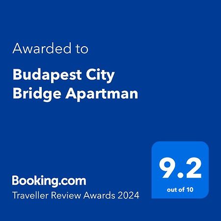Budapest City Bridge Apartman Esterno foto